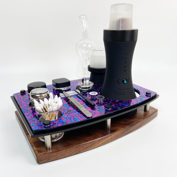 The Premium Dr. Dabber Switch Dab Station Rig Tray Vape Session Organizer