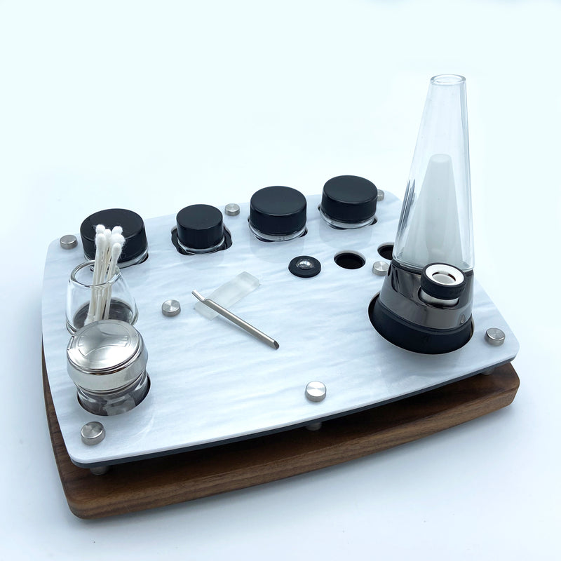 Pearl White ETray Dab Rig Station Organizer for Puffco Opal, Peak or Pro  Concentrate Vaporizer ~ 12X9