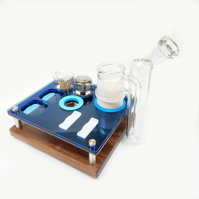 Dr. Dabber Sidecar Percolator Mini Dab Session Rig Station and Glass Attachment Dock : INCLUDES Sidecar Rig Attachment
