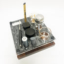 Mini Puffco Pivot Dab Station Session Organizer with Hot Knife Slot, Stainless ISO Dispenser Pump, Swab Holders