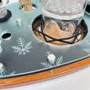 Freeze Pipe Stand and Smoke Session Organizer Tray with Accessories