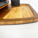 Venty by Storz & Bickel ~ Smoke Session Organizer Tray with Prep Area, Grinder, Storage Jar, Ash Can, Resin Brush Handle and Bamboo Base