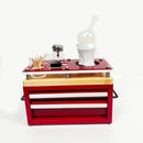 E-BOX Mini Steel Tool Chest Dr. Dabber Boost EVO Dab Station With 2 Drawers, Metal Tool Box in Multiple Colors and Three Styles