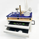 E-BOX Mini Steel Tool Chest Puffco Dab Station With 2 Drawers, Metal Tool Box in Multiple Colors and Three Styles