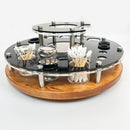 Lazy Susan Focus V Carta 2.0 Two Tier Turn Table Dab Session Organizer Tray with Accessories