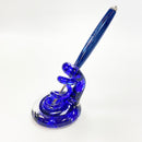 Handblown Glass Dab Tool Stand with Wax Tool in 3 Colors and 4 Tip Choices