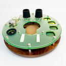 Lazy Susan Style Dr. Dabber Switch Dab Rig Station Organizer 13.5" Diameter Round Dab Tray ~  ISO Dispenser, Swab Beaker