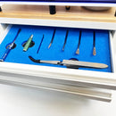 E-BOX Mini Steel Tool Chest Puffco Dab Station With 2 Drawers, Metal Tool Box in Multiple Colors and Three Styles