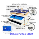 E-BOX Mini Steel Tool Chest Puffco Dab Station With 2 Drawers, Metal Tool Box in Multiple Colors and Three Styles