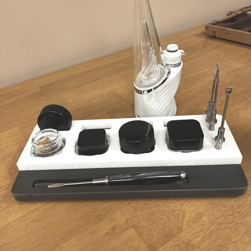 Deluxe Corian Dab Concentrate Stand with Dab Tool Set