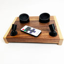 The Puffco Peak or Pro Glass Stand Stage with Spot Lights and  Remote Control