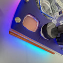 Freeze Pipe LED "Light Show" Rig Station Tray Session Organizer Stores Glass Safely