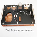 Dr. Dabber SWITCH 2 Holder, Rig Station Dab Session Organizer ~ Dab Vaporizer Stand, Glass ISO Pump Dispenser, Swab Jars, Size: 12X9"