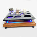 Dr. Dabber XS Mini Dab Station Vape Session Organizer Tray with LED Lights