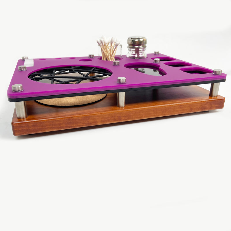 Dab Rite (TM) Thermometer Rig Station For Glass Bongs