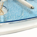 Limited Edition ~ Puffco Rig Station Dab Organizer Tray with White Corian Base and Tidal Mist Top Includes ISO Dispenser and Swab Jar