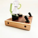 The Puffco Peak or Pro Glass Stand Stage with Spot Lights and  Remote Control