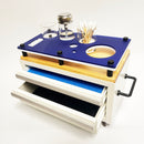 E-BOX Mini Steel Tool Chest Puffco Dab Station With 2 Drawers, Metal Tool Box in Multiple Colors and Three Styles