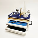 E-BOX Mini Steel Tool Chest Puffco Dab Station With 2 Drawers, Metal Tool Box in Multiple Colors and Three Styles