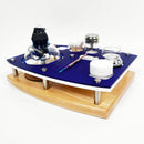 Puffco Ripple Safety Tray with Cleaning Accessories, ISO Dispenser and Swab Jars, Featuring Our Bungee Net Glass Bong Holder