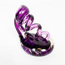 Handmade Glass Swirl Stand for Dr Dabber Drop in Three Bright Colors, Cobalt Blue, Turquoise, and Purple (Copy)