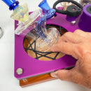 Dab Rite (TM) Thermometer Rig Station For Glass Bongs