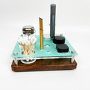 Puffco Pivot Mini Dab Station Session Organizer and Charging Station with Hot Knife Slot and Cap Holder,  ISO Dispenser Pump, Swab Jars