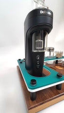 Dr. Dabber SWITCH 2 Holder, Rig Station Dab Session Organizer ~ Dab Vaporizer Stand, Glass ISO Pump Dispenser, Swab Jars, Size: 12X9"