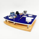 Puffco Ripple Safety Tray with Cleaning Accessories, ISO Dispenser and Swab Jars, Featuring Our Bungee Net Glass Bong Holder