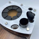 ETray Bong Stand Safety Tray and Herb Smoker's Rolling Tray Combo Unit