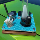 Mini Puffco "Wet Look" Dab Rig Station Organizer for Portable Cannabis Vaporizer and Hot Knife