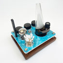 Mini Puffco "Wet Look" Dab Rig Station Organizer for Portable Cannabis Vaporizer and Hot Knife