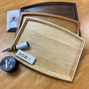 Repurposed Hardwood Cannabis Rolling Tray ~ One Piece Lap Size ~Three wood choices