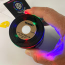 Retro-Grind LED Light Show Base 2.5" Black Aluminum Grinder