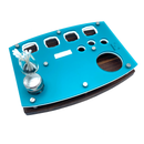 E-Trays Frosted Berry Dab Rig Station Organizer for Puffco Brand Peak or Pro Portable Cannabis Vaporizer ~ Stainless / Glass ISO Pump, Swab Vase