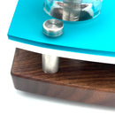 ETray Bong Stand Safety Tray and Herb Smoker's Rolling Tray Combo Unit