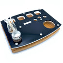 E-Trays Matte Black Dab Rig Station Organizer for Puffco Brand Peak or Pro Portable Cannabis Vaporizer