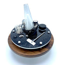 Puffco Peak or Pro Lazy Susan Style E-Trays Rig Station Organizer Round Dab Session Tray