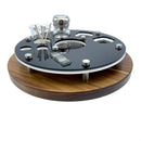 Puffco Peak or Pro Lazy Susan Style E-Trays Rig Station Organizer Round Dab Session Tray