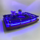 Freeze Pipe LED "Light Glow" Rig Station Tray Session Organizer Stores Glass Safely