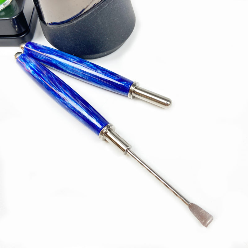 Blue Pearl Titanium Shovel Dab Tool