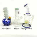 E-Trays Large Combo Dab Banger Station and  Herb Rolling Tray  Unit ~ Fits Water Pipes with 2.75" - 4" Diameter Base
