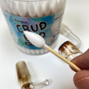 Crud Bud Dual Tip Cotton and Bamboo Swabs ~ Pointed Tip for Cleaning Dab Wax and Oils from Quartz Bangers and Glass Herb Bowls