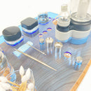 Barely Blue Crossing Tech Core 2.0 Dab Rig Station Organizer