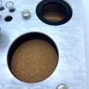 Carta Focus V Dab Rig Station Concentrate Vaporizer Tray Cleaning Station in Pearl White