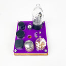 Focus V Carta Wax Vaporizer Mini Dab Rig Station Tray and Cleaning Stand WithISO Dispenser and Swab Jar