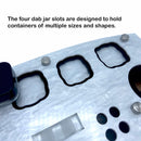 Carta Focus V Dab Rig Station Concentrate Vaporizer Tray Cleaning Station in Pearl White