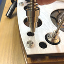 E-Trays eNail Banger Rig Station Fits Water Pipes with 2.75" - 4" Diameter Base