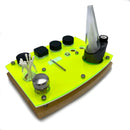 Neon Green E Tray Rig Station Organizer for Puffco Brand PEAK Portable Dab Vaporizer
