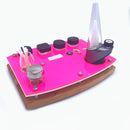 Neon Red E Tray Rig Station Organizer for Puffco Brand Peak Or Pro Portable Dab Concentrate Vaporizer